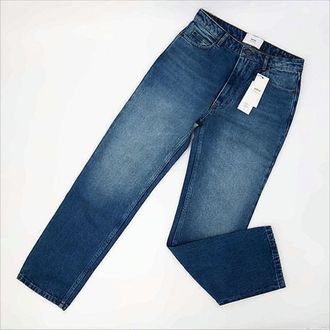 Ami Classic Straight-Leg Denim Pants With Vintage Fade