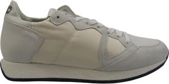 Philippe Model Monaco Vintage Sneakers - Heren - Sneakers - Wit - 41 EU - Leer - Schoenen