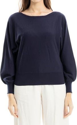 Max Studio Dolman Sleeve Sweater in Dark Navy at Nordstrom Rack, Size X-Large