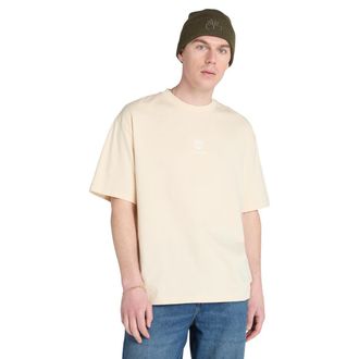 Timberland T-Shirt TIMBERLAND HAMPTHON Tonal Stack Logo Tee, Herren, Gr. XXL, beige (natur), Obermaterial: 100% Baumwolle, Rundhals, Shirts T-Shirt
