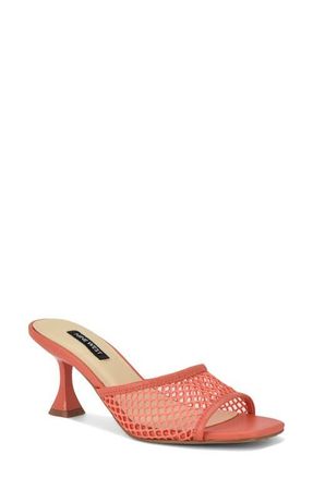 Nine West Cabana Slide Sandal in Orange at Nordstrom, Size 6.5