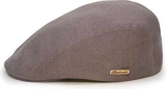Sterkowski Gecko Cap | 100% Linen Flat for Men and Women Trucker Golf English Ivy Newsboy Caps Irish Spring Beach Hat Peak Boys Sun Visor UK 6 5/8 Medium Gray