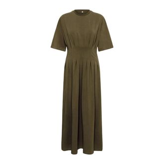 Gestuz Maxi Jurken - Dames - Maxi kleedjes - Groen - S - Kleedjes