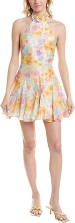 ASTR the Label Astr The Label Sommar Linen-Blend Mini Dress