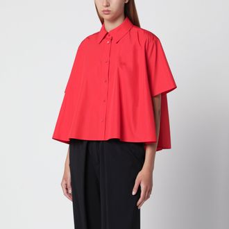 Loewe Camicia a trapezio rossa in cotone