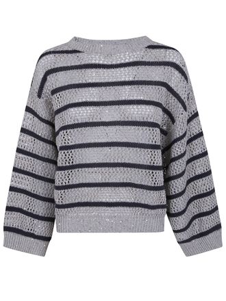 Brunello Cucinelli Striped Sweater