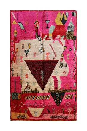 AFK Living Alfombra bereber marroqu&iacute; de pura lana 170 x 265 cm