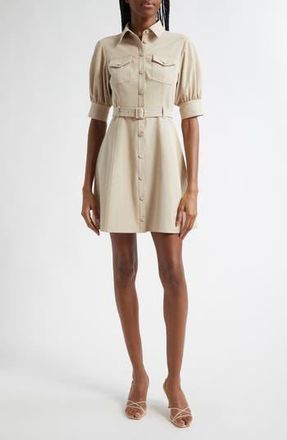 Cinq &agrave; Sept Zillah Shirtdress in Khaki at Nordstrom Rack, Size 8