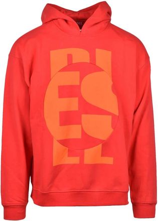 Diesel Hoodie - Heren - Hoodies - Rood - M - Katoen - Hoodies & sweatvesten