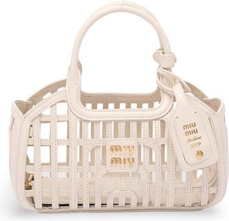 Miu Miu Leather Basket