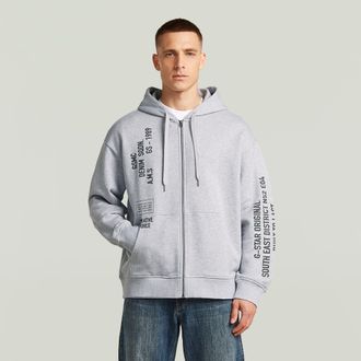 G-Star Stencil Relaxed Zip Hoodie - Meerkleurig - Heren