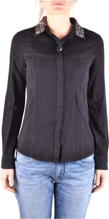 Jacob Cohen Shirt - Dames - Overhemden - Zwart - S - Katoen - Overhemden
