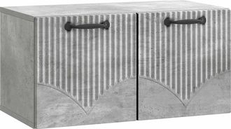 vidaXL Mueble Para Tv De Pared Gris Hormig&oacute;n 59,5 X 31 X 30 Cm Vidaxl