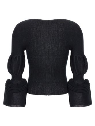 Issey Miyake Womens Black Polyester Sweatshirt Clothing