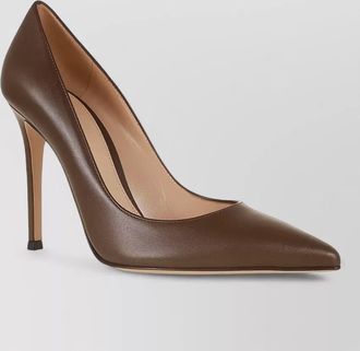 Gianvito Rossi nappa 105 pumps pointed toe design
