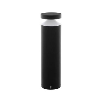 Loops IP44 Outdoor Pedestal Light Black Cast Aluminium 11W Built in LED Post