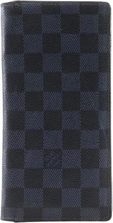 Louis Vuitton Pre-owned Portefeuille Brazza Damier Graphite Portemonnee - Heren - Vintage Accessoires - Zwart - ONE Size - Vintage