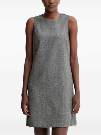 Marc O'Polo sleeveless crew-neck mini dress - Grijs