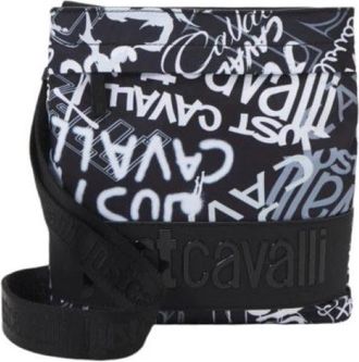 Just Cavalli Schoudertas met band - Heren - Schoudertassen - Zwart - ONE Size - Tassen