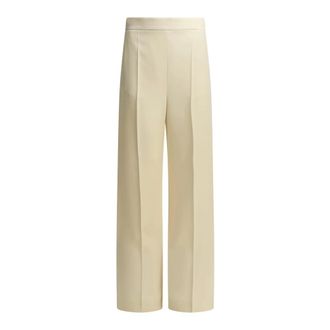 Valentino Zijden pantalon op maat - Dames - Broeken - Beige - Maat: S Zijde