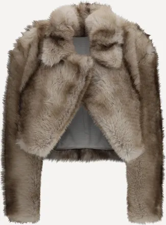 Sportmax Quantum short faux fur Jacket Female M