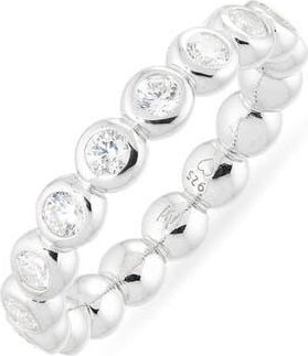 Missoma Tennis Stack Ring in Silver at Nordstrom, Size 7