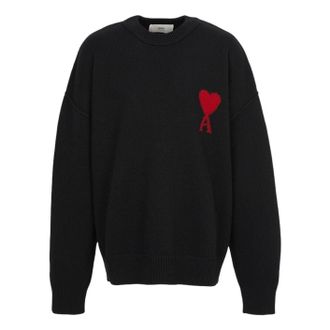 Ami Knitwear T-Shirt Black UKS838-018-009