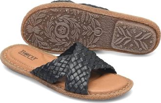 Born Womens Rue Sandal In Black