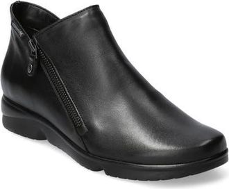 Mephisto Romia Double Zip Bootie in Black Softy 1200 at Nordstrom, Size 10.5