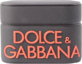 Dolce & Gabbana Phone Accessories, male, Orange, Size: ONE SIZE AirPods Case