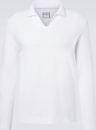 Fedeli Cotton terry polo shirt