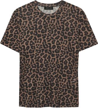 Anine Bing Sylvie Leopard-print T-shirt