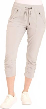 Xcvi Aksana Ruched Leg Panels Legginig In Artic