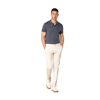 Mason's Chinos, male, White, S, New York Mens Chino Trousers Regular Fit