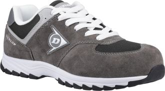 Dunlop Arrow Suede Mens Charcoal/Grey Safety Trainers - Size UK 11
