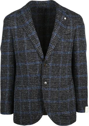 L.B.M. 1911 L.b.m. 1911, Jassen, Heren, Blauw, M, Wol, Giacca Stondata