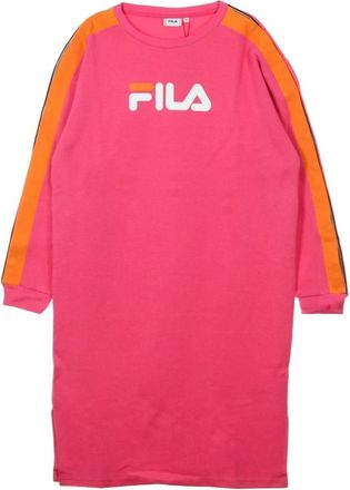Fila Geknoopte Crew Damesjurk in Roze - Dames - Korte kleedjes - Roze - L - Kleedjes