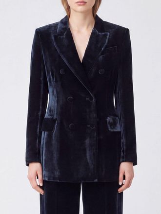 P.A.R.O.S.H. P. A.R. O.S. H. Blazer doppiopetto in velluto di seta e viscosa
