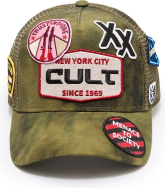 Cult of Individuality MESH BACK TRUCKER HAT CAMO PATCH