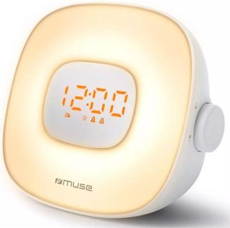 Muse Radio Reloj Despertador Digital Muse 28974 Pll Negro