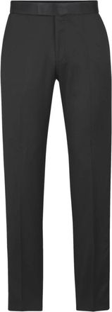 HUGO BOSS Lenon Tux Broek - Heren - Nette broeken - Zwart - XL - Wol - Broeken