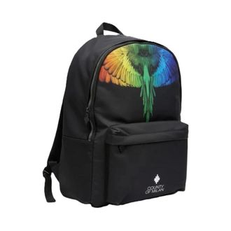 Marcelo Burlon Backpacks, male, Black, Size: ONE SIZE Comas260307 Backpack