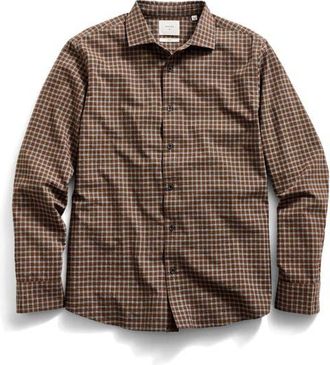 Billy Reid Tuscumbia Sport Shirt in Oak/Grey at Nordstrom, Size Xx-Large