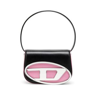Diesel Foldover Shoulder Bag - female - Diesel - Shoulder Bags - Black - ONE SIZE - Bags