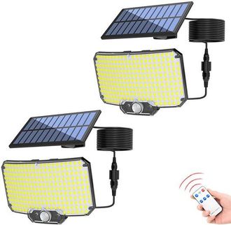 OEM L&aacute;mpara De Pared Solar Con Sensor De Movimiento, Energ&iacute;a Solar, 234 Led, L&aacute;mpara De Pared Solar Exteriores, Iluminaci&oacute;n Solar Jard&iacute;n, 2 Unidades