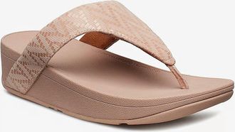 FitFlop Womens Lottie Chevron Sandals In Oyster Pink
