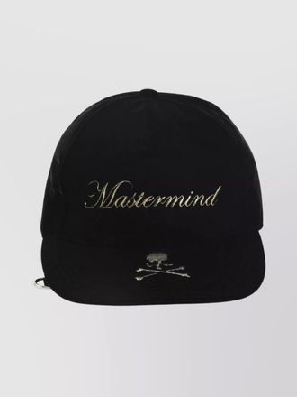 MASTERMIND WORLD soft fabric cap curved brim