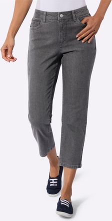 Casual Looks 7/8-Jeans CASUAL LOOKS, Damen, Gr. 36, Normalgr&ouml;ssen, grau, denim, 99% Baumwolle, 1% Elasthan, unifarben, 7/8-L&auml;nge, Jeans 7/8-Jeans