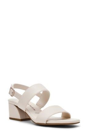 Anne Klein Macaron Block Heel Sandal in Bone at Nordstrom Rack, Size 7.5