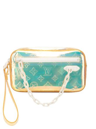 Louis Vuitton 2019 Monogram Prism Pochette Volga clutch bag - unisex - PVC - One Size - White